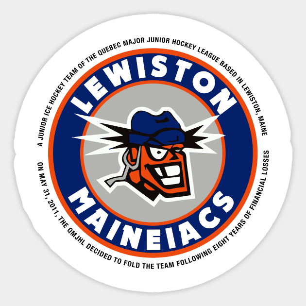 Lewiston Maineiacs In Memoriam Sticker by garrettross